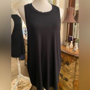 Mono B Black Sleeveless Tank Top